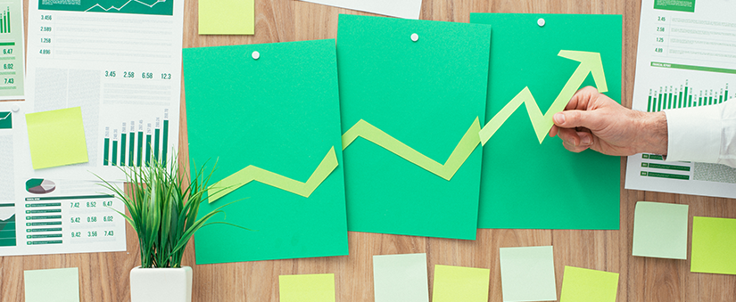 Business Intelligence - Símbolo de crescimento