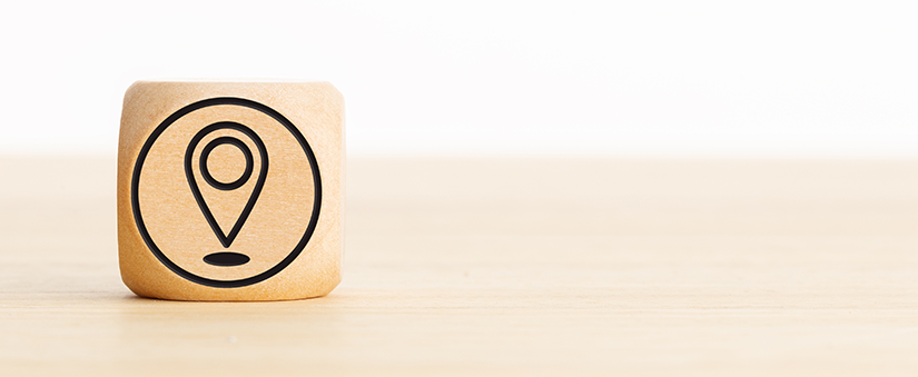 Valorizar o imóvel: bloquinho com ícone de localização, GPS.