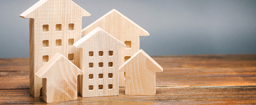 Segmentos imobiliários: casinhas de madeira