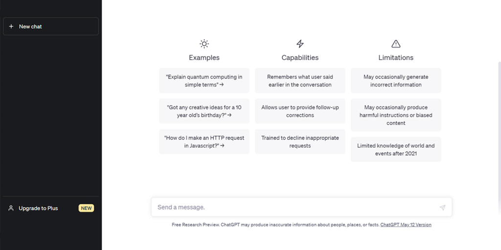 chat gpt página inicial do chat gpt.