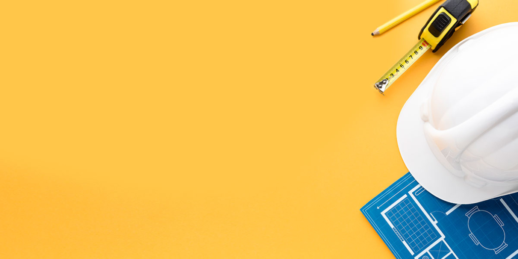 Dia do Engenheiro Civil Dia do Engenheiro Civil: imagem de fundo amarelo. Ao lado direito, um capacete de proteção, uma trena, um lápis e uma planta de imóvel.