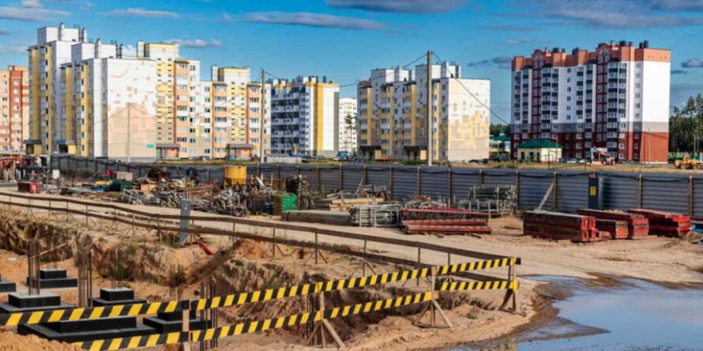 Mobilização e Desmobilização Mobilização e Desmobilização: imagem de um canteiro de obras